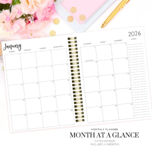 monthly planner