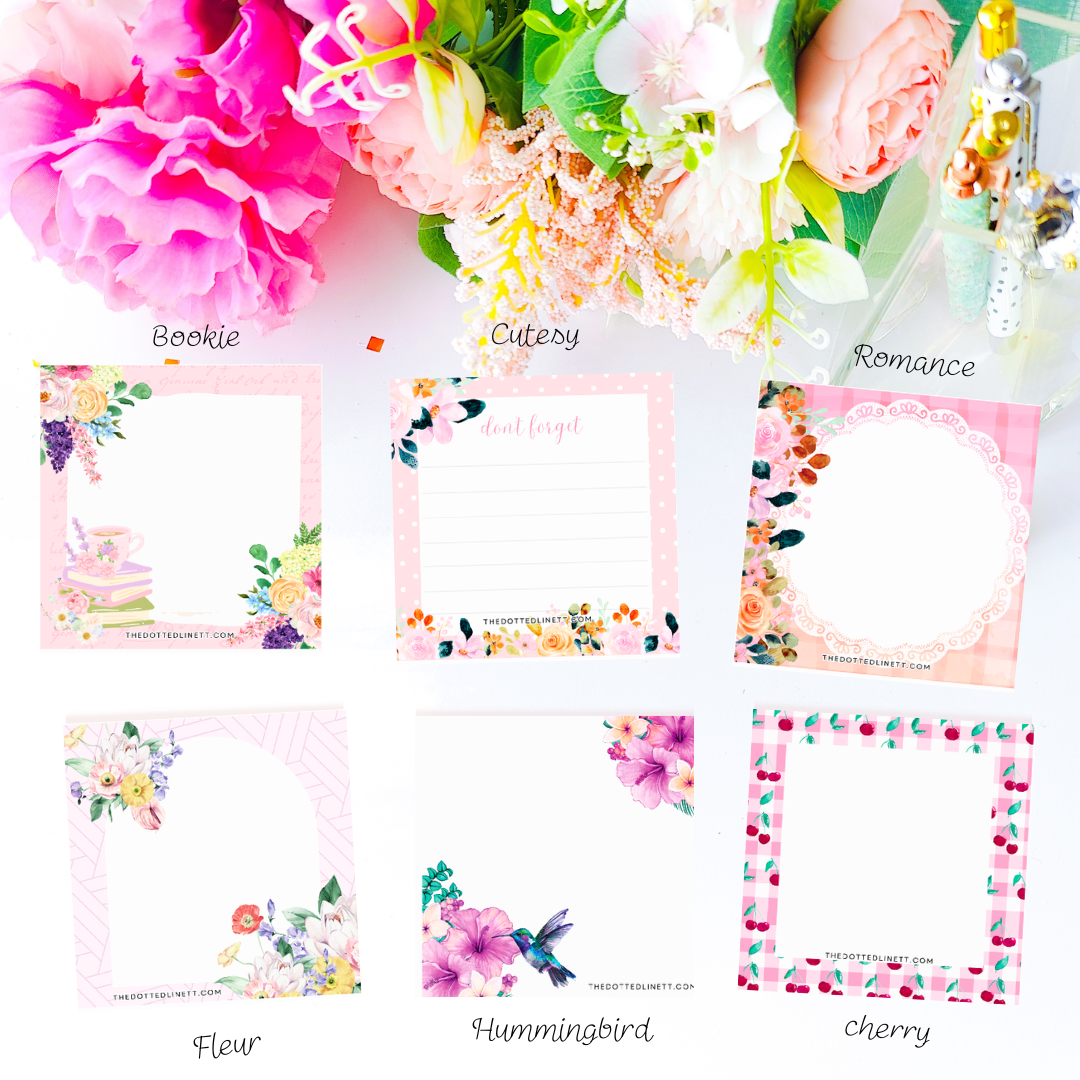 So Cutesy Mini Notepads - The Dotted Line